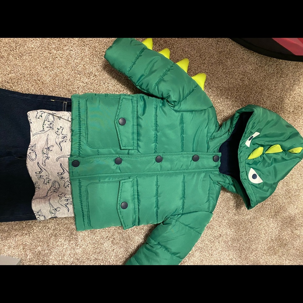 3-piece Dinosaur jacket set